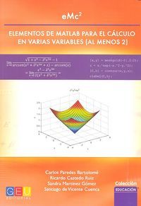 eMc2 elementos de Matlab para el clculo en varias variables