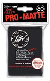 DECK PROTECTOR MATE (50)COLOR NEGRO 66 x 91mm