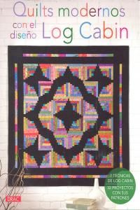 Quilts modernos con el diseo log cabin