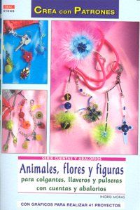 Animales, flores y figuras para colgantes, llaveros y pulseras con cuentas y abalorios