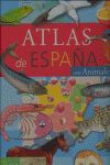 Atlas de Espaa con animales