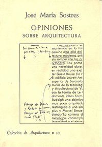 Opiniones sobre arquitectura