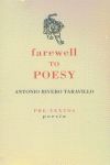 Farewell to poesy