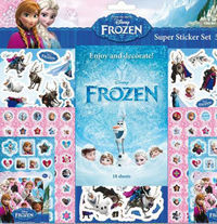 Super Set De 500 Pegatinas De Frozen