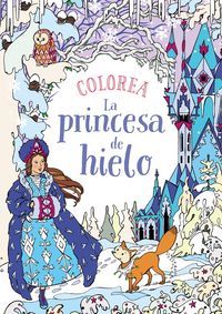 Colorea la princesa de hielo