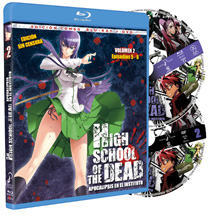 HIGH SCHOOL OF THE DEAD VOL 2 COMBO BLU�RAY + DVD