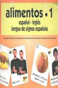 Alimentos 1 Baraja Español/ingles Signos