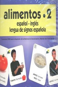 Alimentos 2 Baraja Español/ingles Signos