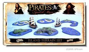 PIRATES OF THE SPANISH MAIN ISLAND TERRAIN SET