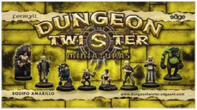 DUNGEON TWISTER MINIATURAS EQUIPO AMARILLO