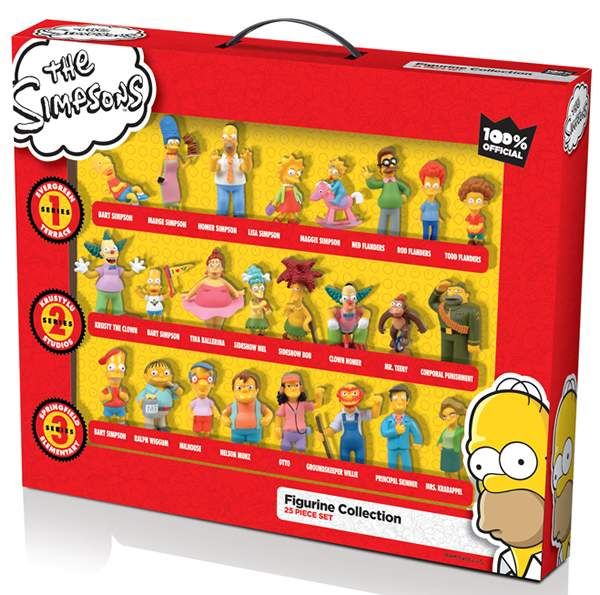 SIMPSONS CAJA 25 MINI FIGURAS COLLECTOR.S SET