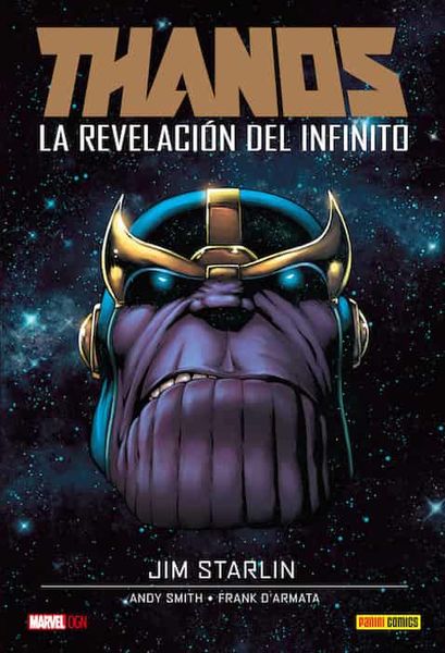 Portada de THANOS. LA REVELACION DEL INFINITO (MARVEL GRAPHIC NOVELS)