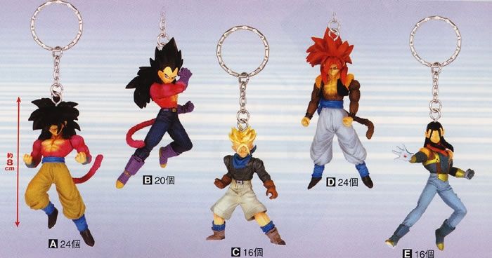 DRAGON BALL GT LLAVERO ALTA CALIDAD (5 MODELOS)