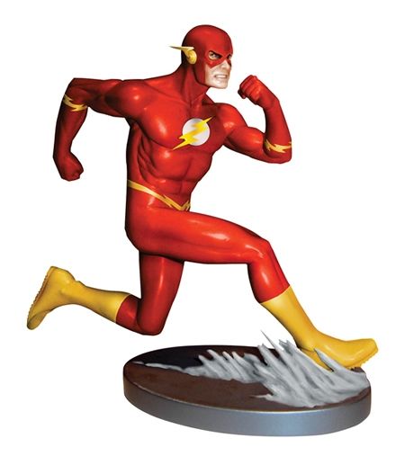 FLASH ESTATUA RESINA JLA COVER TO COVER