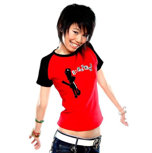 NANA CAMISETA CHICA RAGLAN BICOLOR LOVE PUNKS S