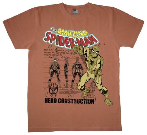 SPIDERMAN CAMISETA MARVEL OFICIAL HERO CONSTRUCTION L