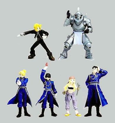 FULLMETAL ALCHEMIST TRADING ARTS FIG 10CM (6 MODELOS)