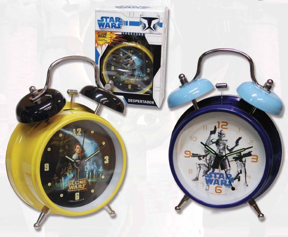 STAR WARS CLONE WARS DESPERTADOR CAMPANAS GRANDE