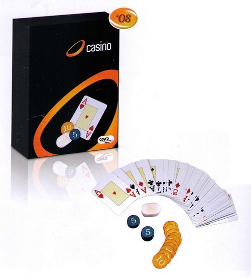 BARAJA POKER CON FICHAS