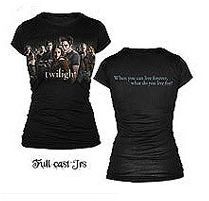 CREPUSCULO CAMISETA CHICA REPARTO M