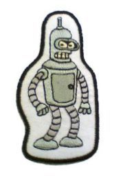 PARCHE DE TELA FUTURAMA BENDER