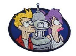 PARCHE DE TELA FUTURAMA TRIO