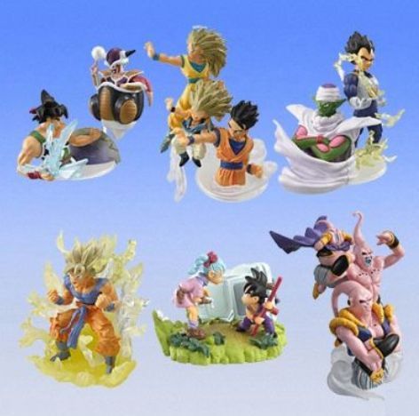 DRAGON BALL Z GASHAPON IMAGINATION SERIE 10 (6 MODELOS)