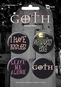 CHAPAS PACK DE 4 - GOTH