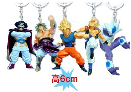 DRAGON BALL Z LLAVERO 6CM PVC  (5 MODELOS)