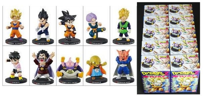 DRAGON BALL Z MAJIN BOO DEFORMATION FIGURE (10 MODELOS)