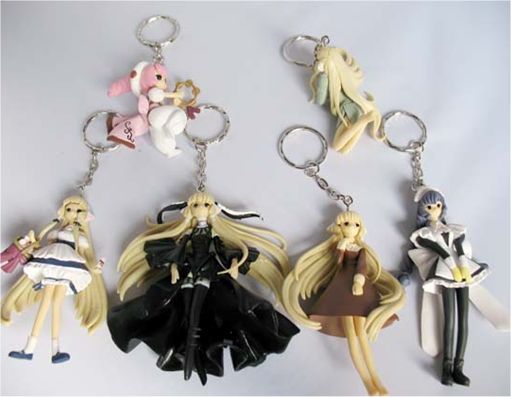 CHOBITS LLAVERO FIG 5/9 CM  (6 MODELOS)