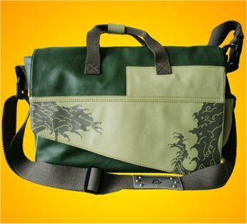 NARUTO BOLSO OFICIAL 34x29x12 VERDE