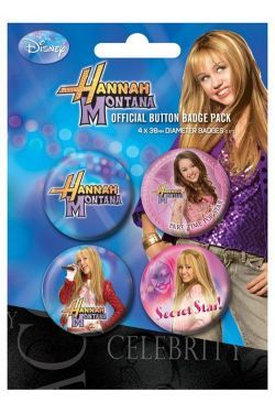 CHAPAS PACK DE 4 - HANNAH MONTANA 2