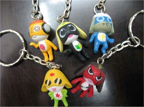 KERORO LLAVERO 3CM (5 MODELOS)