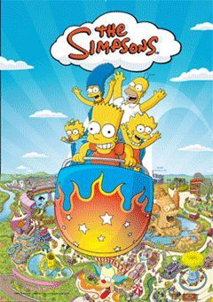 POSTER 3D SIMPSONS KRUSTYLAND