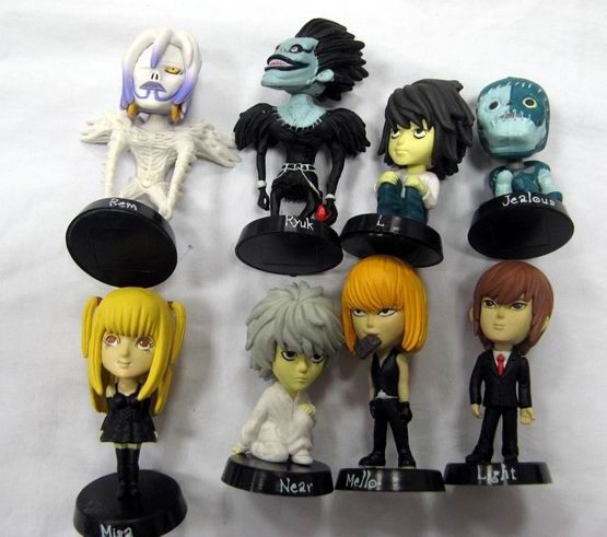 DEATH NOTE FIG 6CM (8 MODELOS)