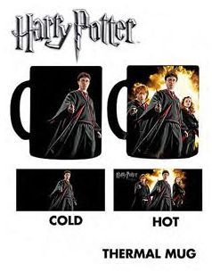 Portada de HARRY POTTER TAZA TERMICA HARRY, RON Y HERMIONE