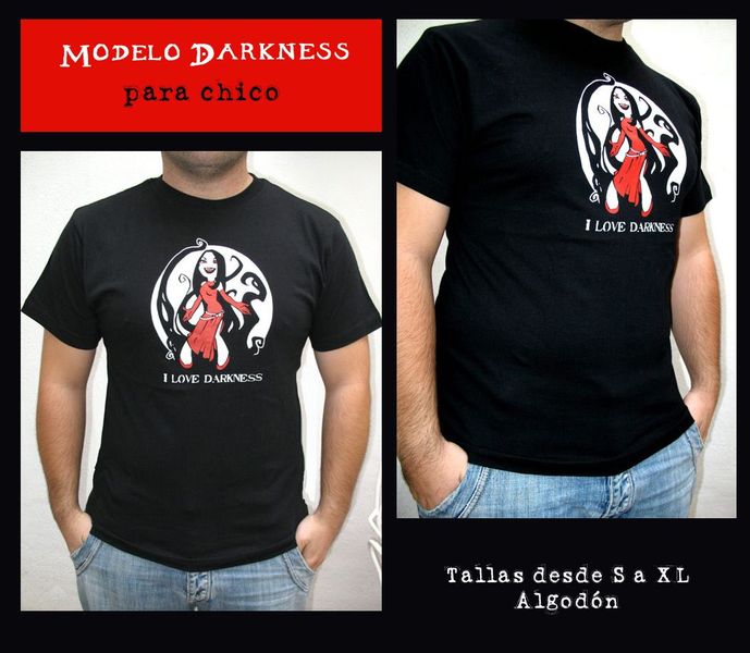 SUCCUBUS KISS CAMISETA DARKNESS CHICO M/C