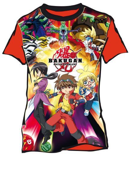 BAKUGAN CAMISETA FULL PRINT 4 A�OS