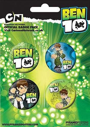 CHAPAS PACK DE 4 - BEN 10