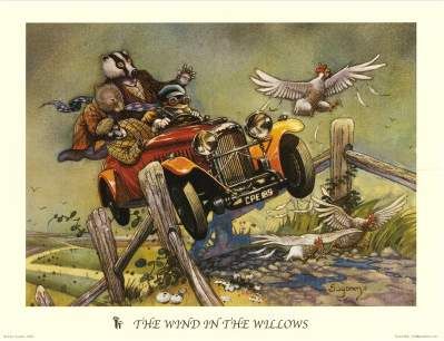 POSTER ARTHUR SUYDAM - THE WIND IN THE WILLOWS 50X70