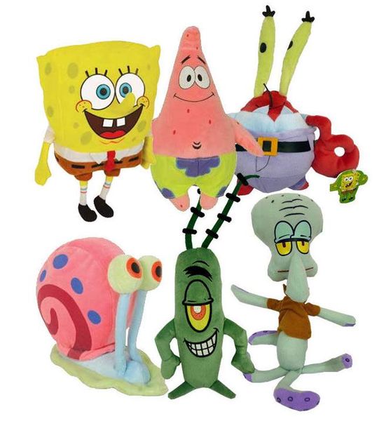 BOB ESPONJA PELUCHE SURTIDO BOB Y AMIGOS 19CM