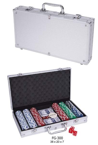 POKER MALETIN SET COMPLETO TEXAS HOLD THEM 300 FICHAS