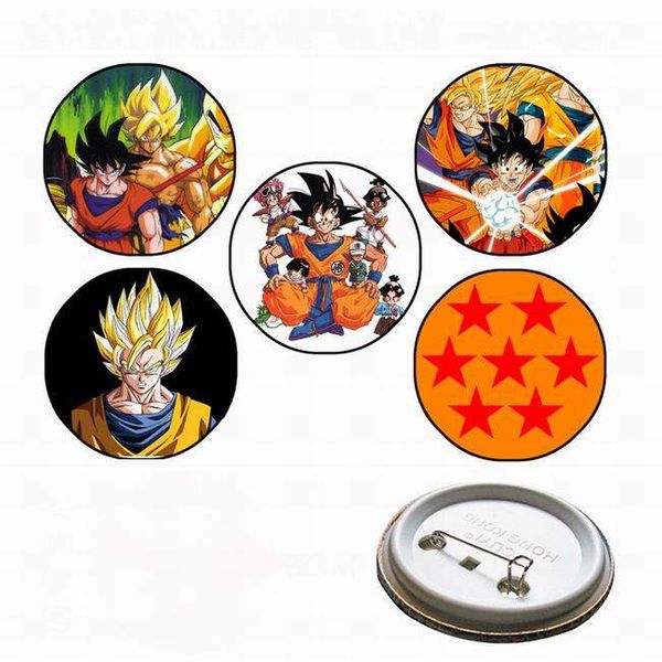 DRAGON BALL CHAPA 6CM (5 MODELOS)