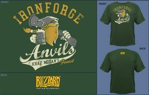 WORLD OF WARCRAFT CAMISETA CHICO IRONFORGE ANVILS M