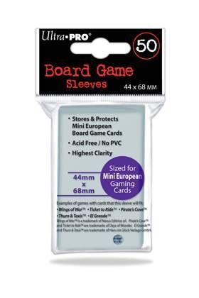 FUNDA JUEGO TABLERO ULTRA PRO (50) - 44x68 mm