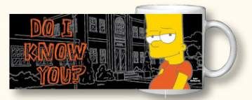 SIMPSONS TAZA DO I KNOW YOU