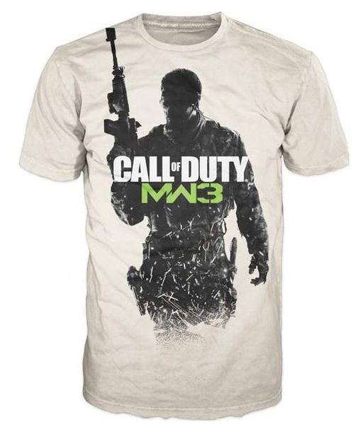 Portada de CALL OF DUTY MODERN WARFARE 3 CAMISETA GUNNER BLANCO L
