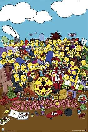 POSTER SIMPSONS THE YELLOW ALBUM