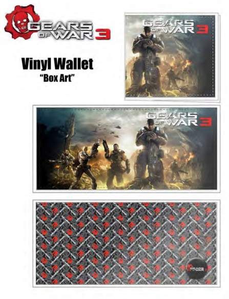 GEARS OF WAR 3 MONEDERO BOX ART